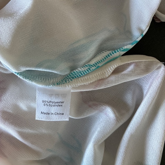 NWT Tuckernuck Bahama Botanical Collette seashell print maxi caftan XL - Picture 13 of 14